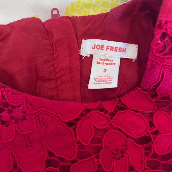 Red lace dress (sz2) - Picture 2 of 2